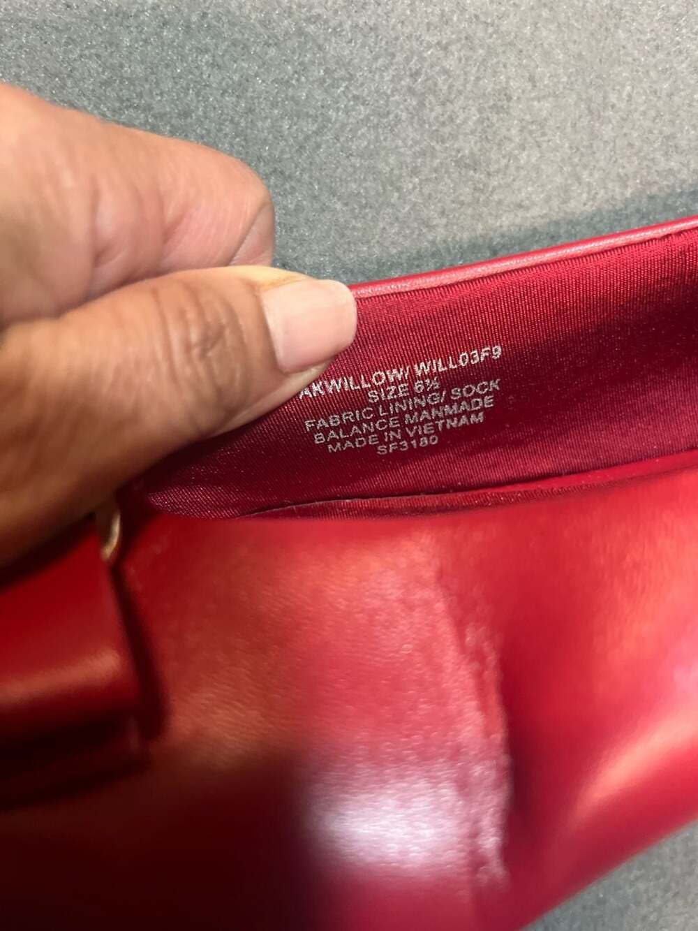 Anne Klein iFlex Red Bow Buckle Flats - Picture 5 of 5